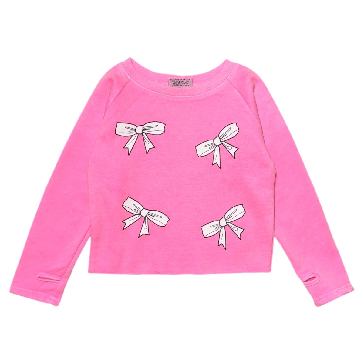 BOWS SWEATSHIRT - SWEATERS