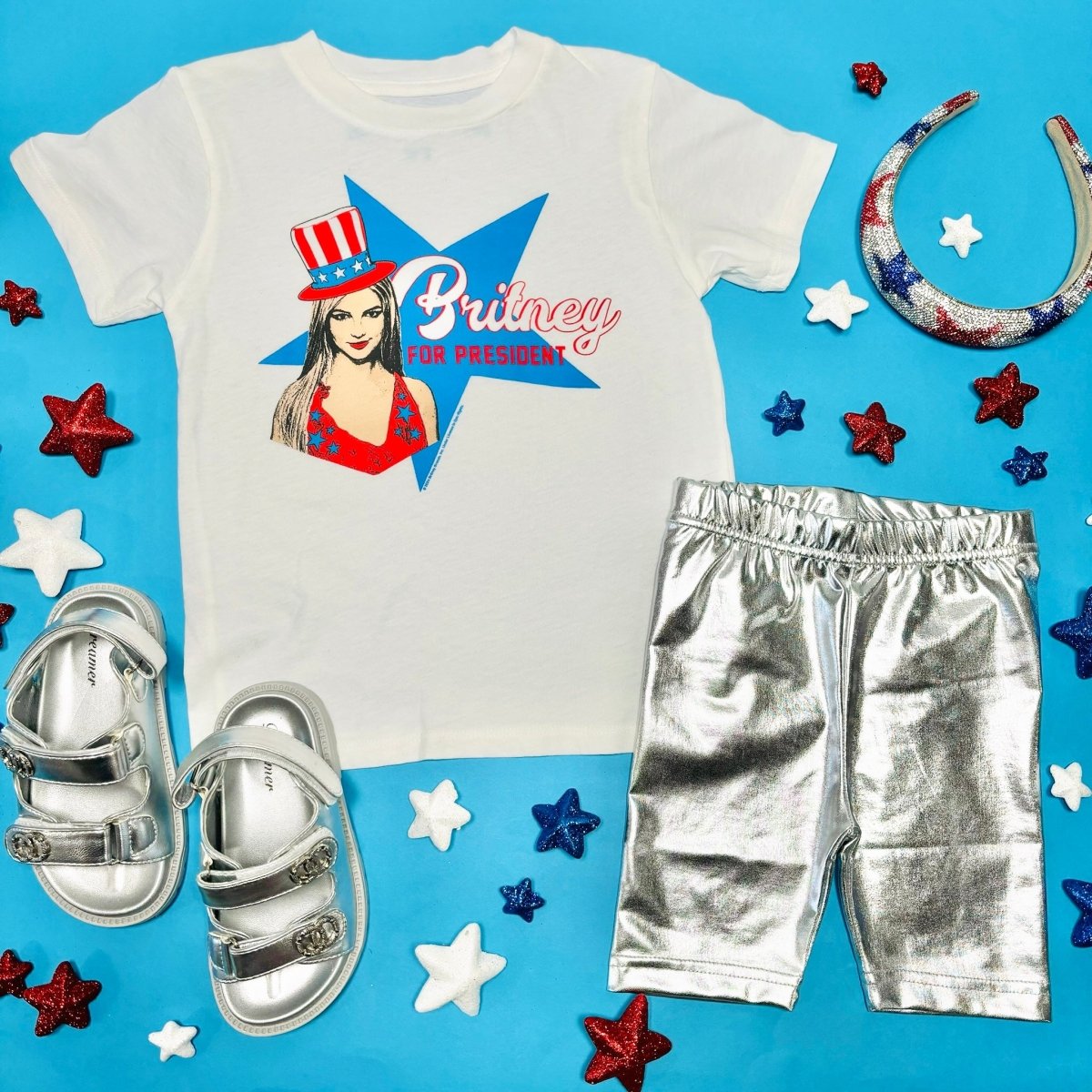 BRITNEY FOR PRESIDENT TSHIRT - SHORT SLEEVE TOPS