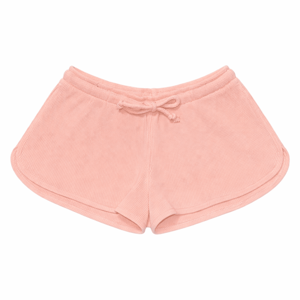 BRYNN WAFFLE LOUNGE SHORTS - KATIE J NYC