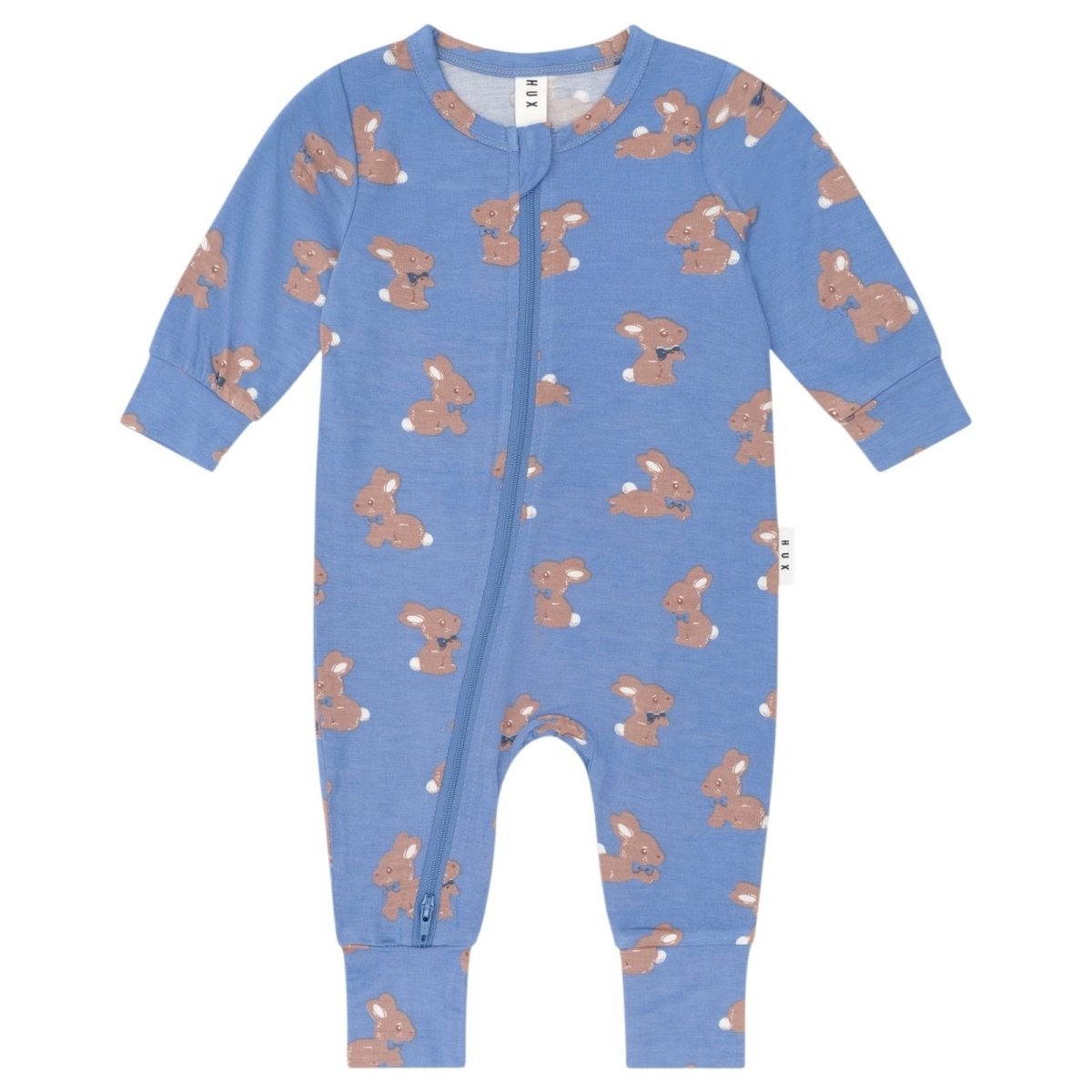 BUNNY ZIP UP ROMPER (UNISEX) - HUXBABY