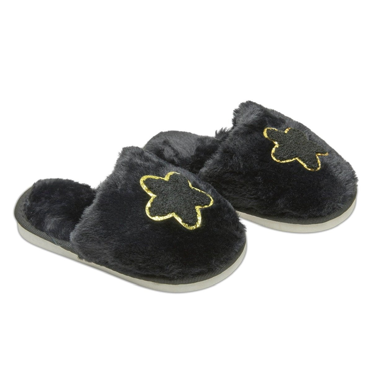 CALI STAR FUZZY SLIPPERS - SLIPPERS