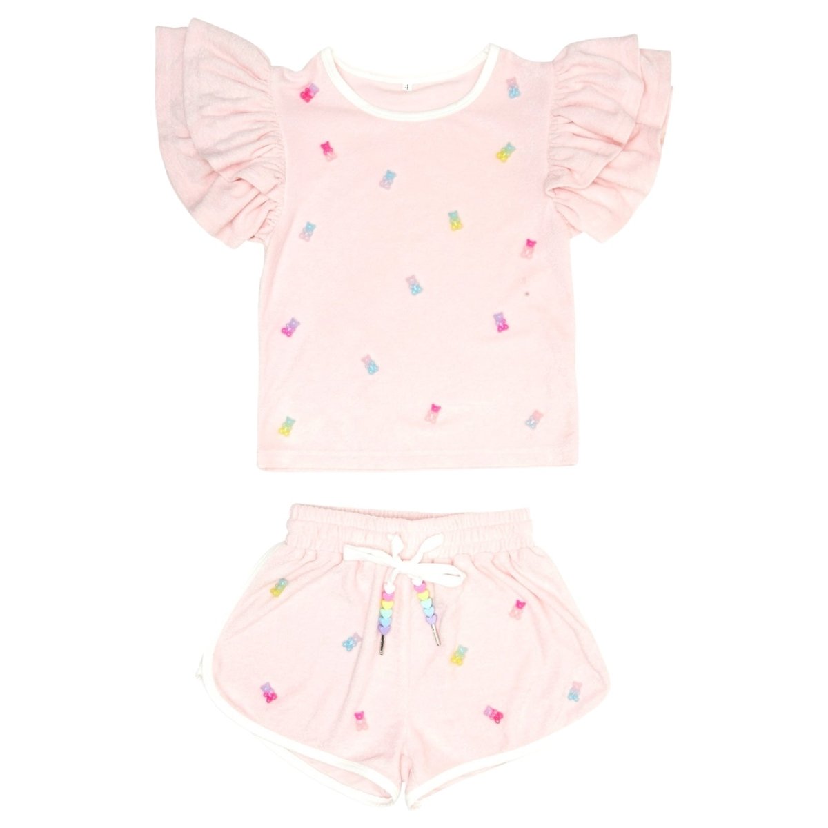 CANDY BEAR TOP AND SHORTS SET - SET