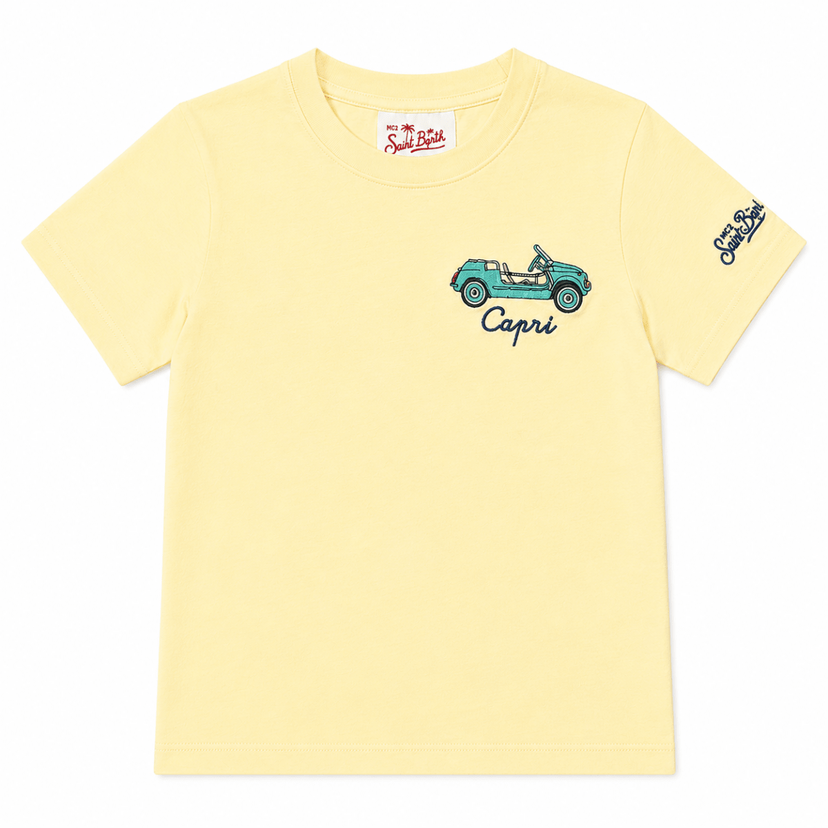 CAPRI MOKE BEACH CAR TSHIRT by MC2 SAINT BARTH KIDS | Kids Fashion