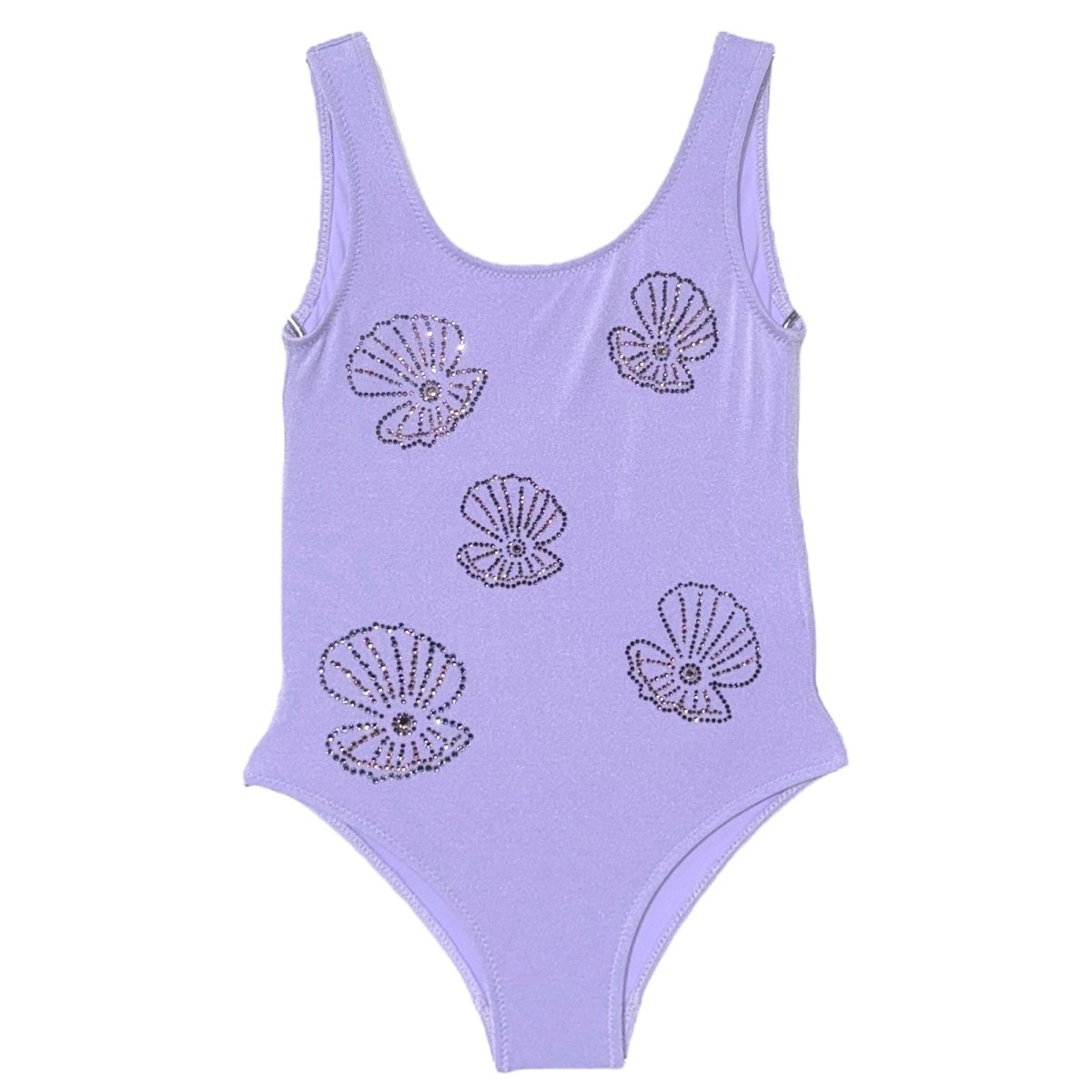 CARA SHINY STRASS SHELL ONE PIECE SWIMSUIT - ONE PIECE SWIMSUIT