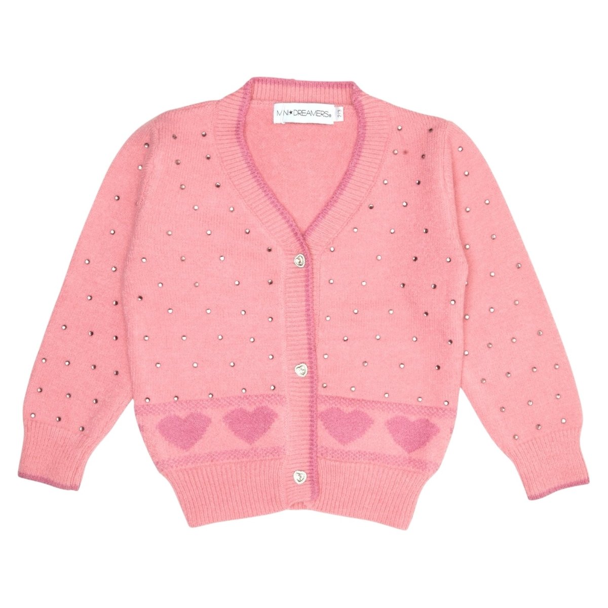 CELINE HEART CARDIGAN - CARDIGANS