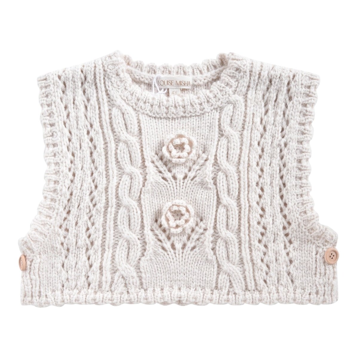 Chabyna Knitted Vest Louise Misha Kids