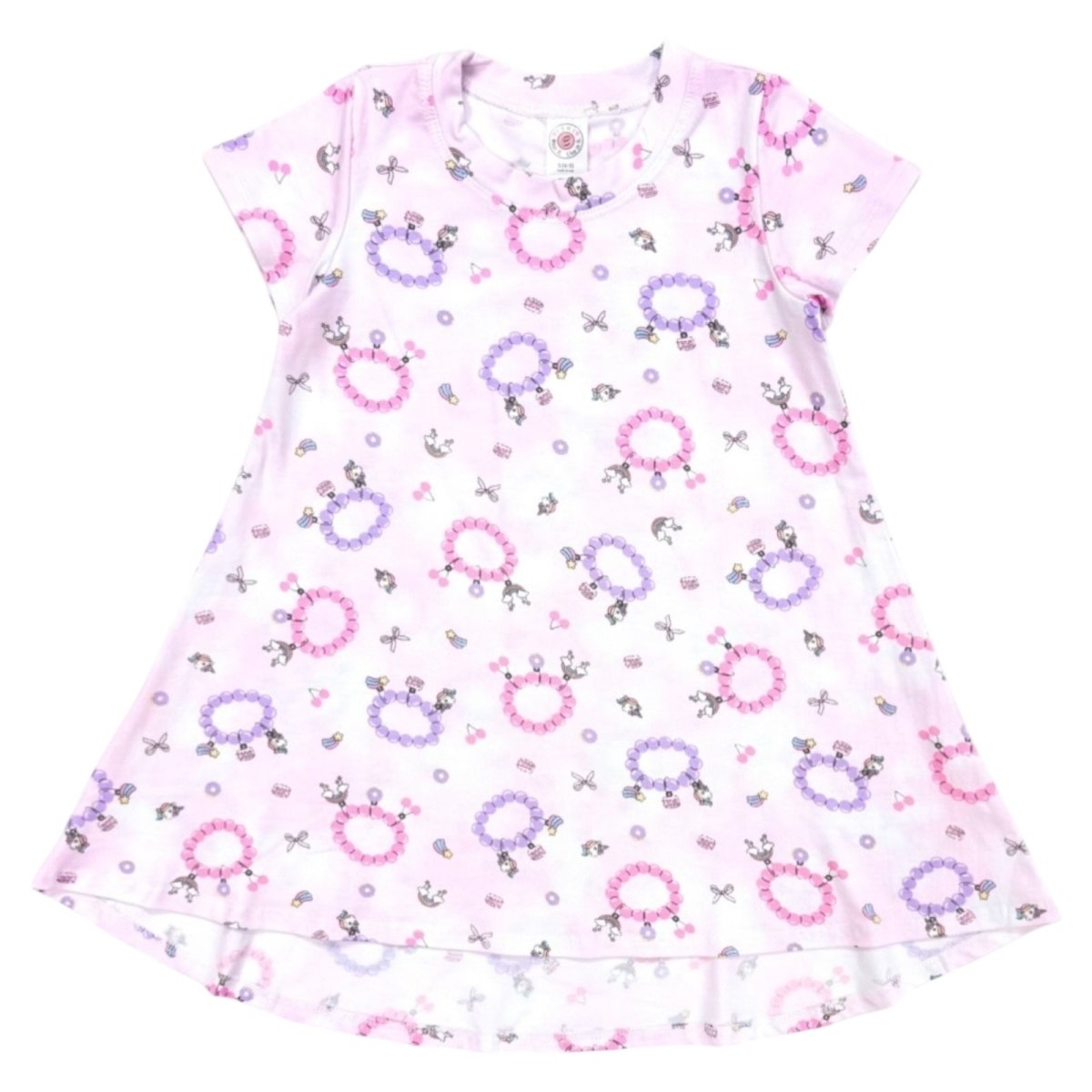 CHARM BRACELETS SHORT SLEEVE DRESS - ESME