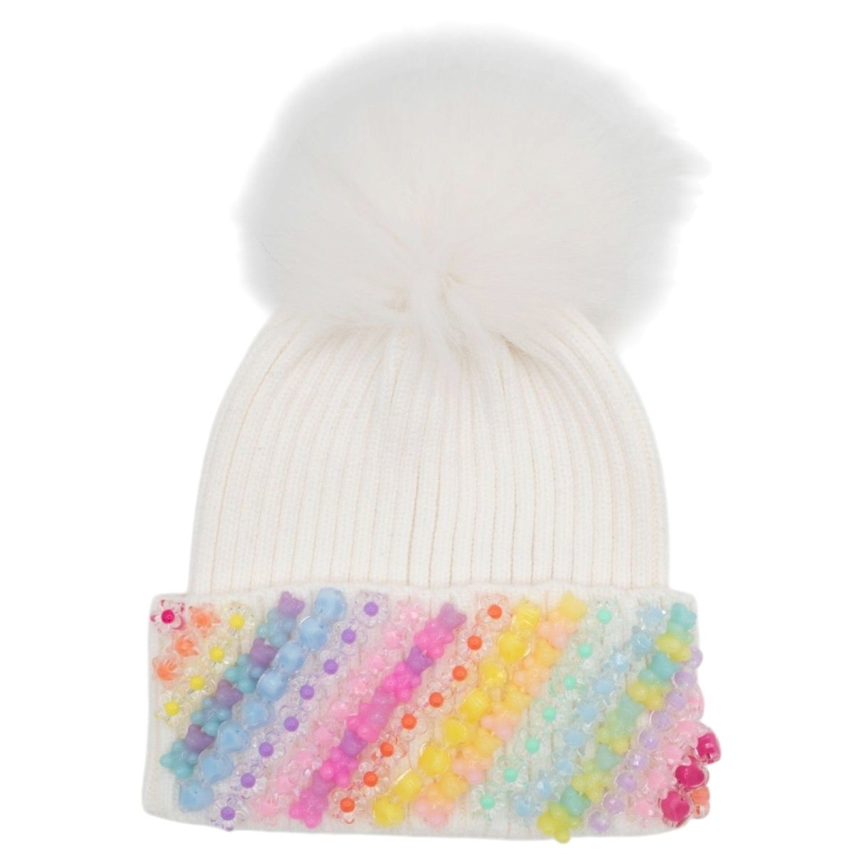 CHARMS & GUMMY BEARS POM POM BEANIE (PREORDER) - BARI LYNN - BEANIES