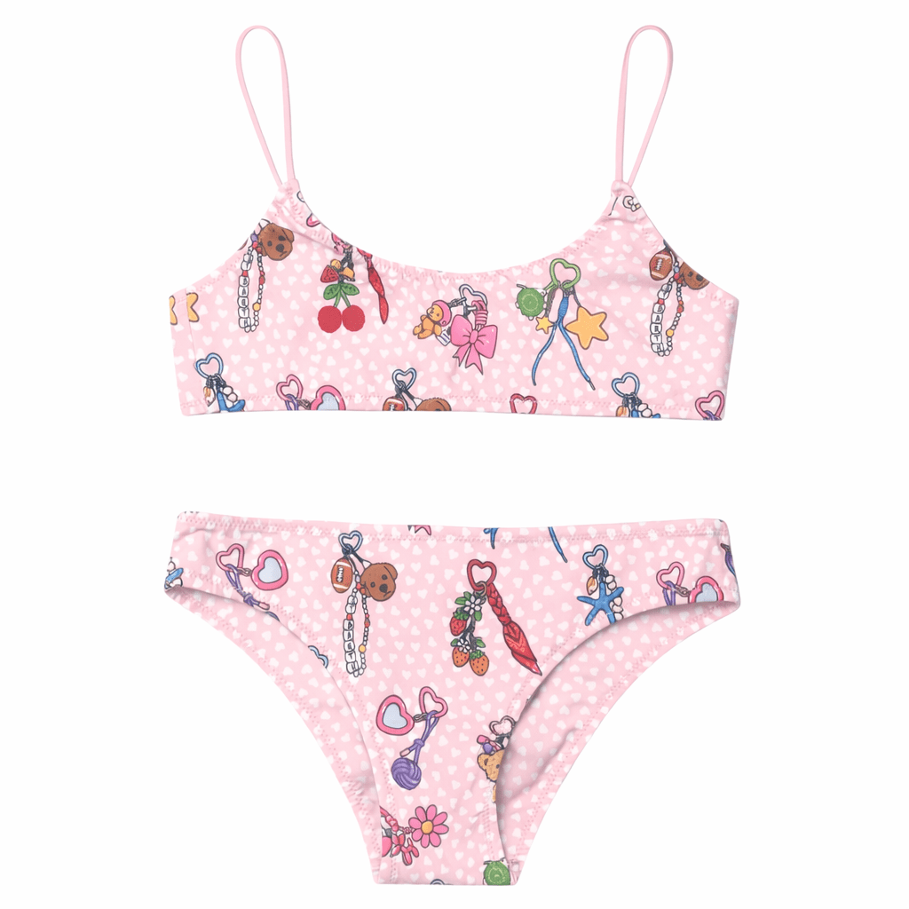 CHARMS PRINT JAIDEN TWO PIECE BIKINI - MC2 SAINT BARTH KIDS