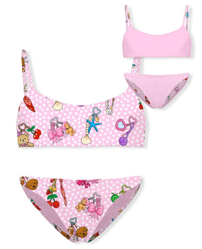 CHARMS PRINT JAIDEN TWO PIECE BIKINI (PREORDER) - TWO PIECE BIKINI