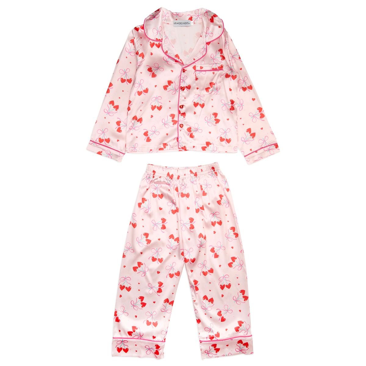 CHERRY BOW SILKY SET - MINI DREAMERS