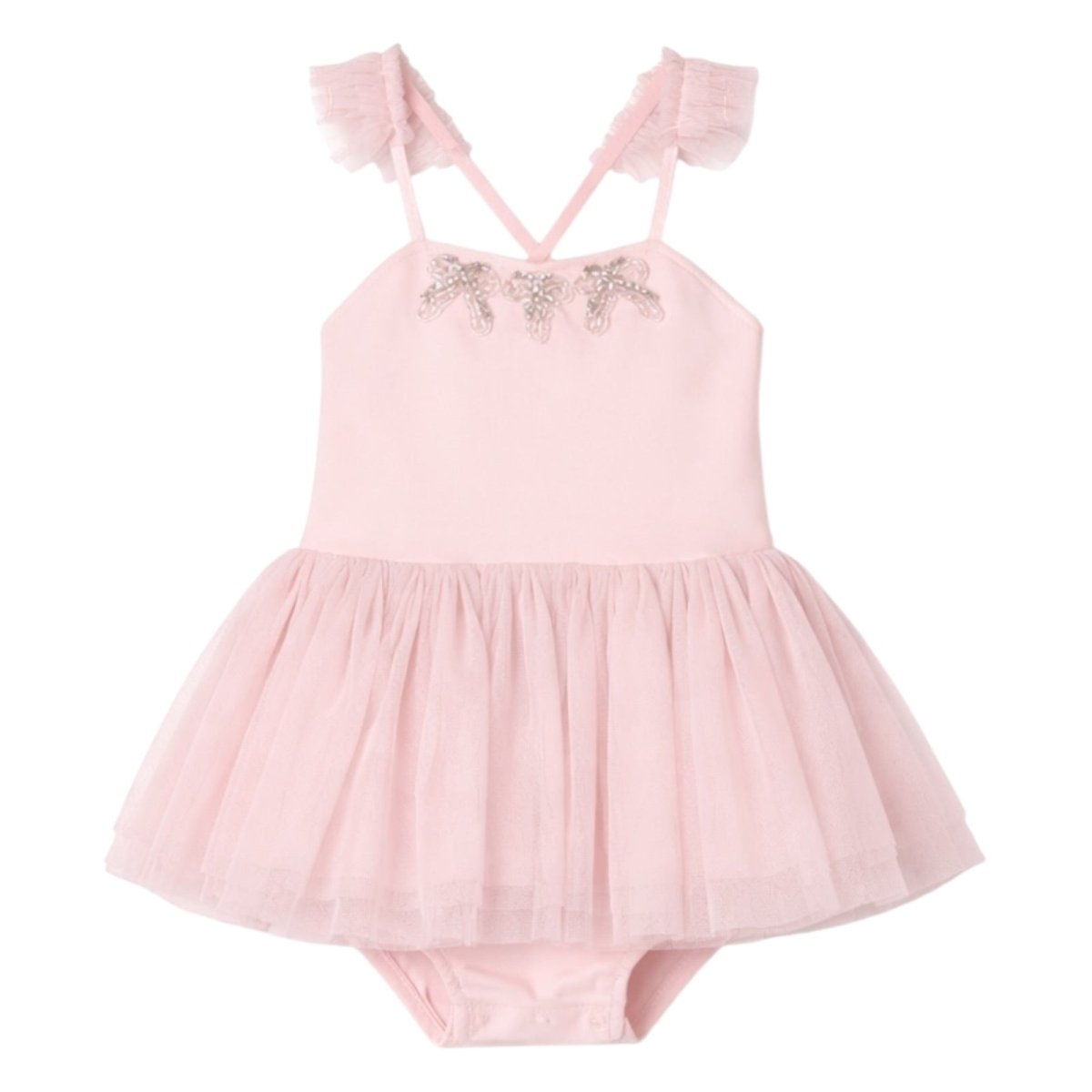 CLEMENTINE BOWS TUTU DRESS - NORALEE
