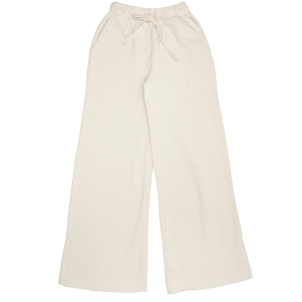 CODY ECRU WIDE LEG SWEATPANTS - KATIE J NEW YORK