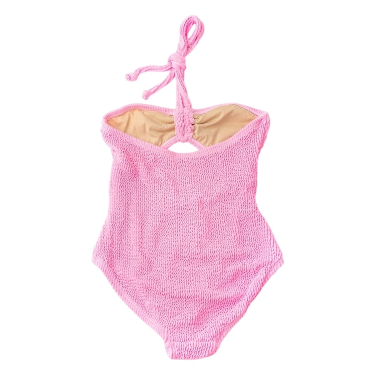 CRINKLE HALTER ONE PIECE SWIMSUIT - ONE PIECE SWIMSUIT