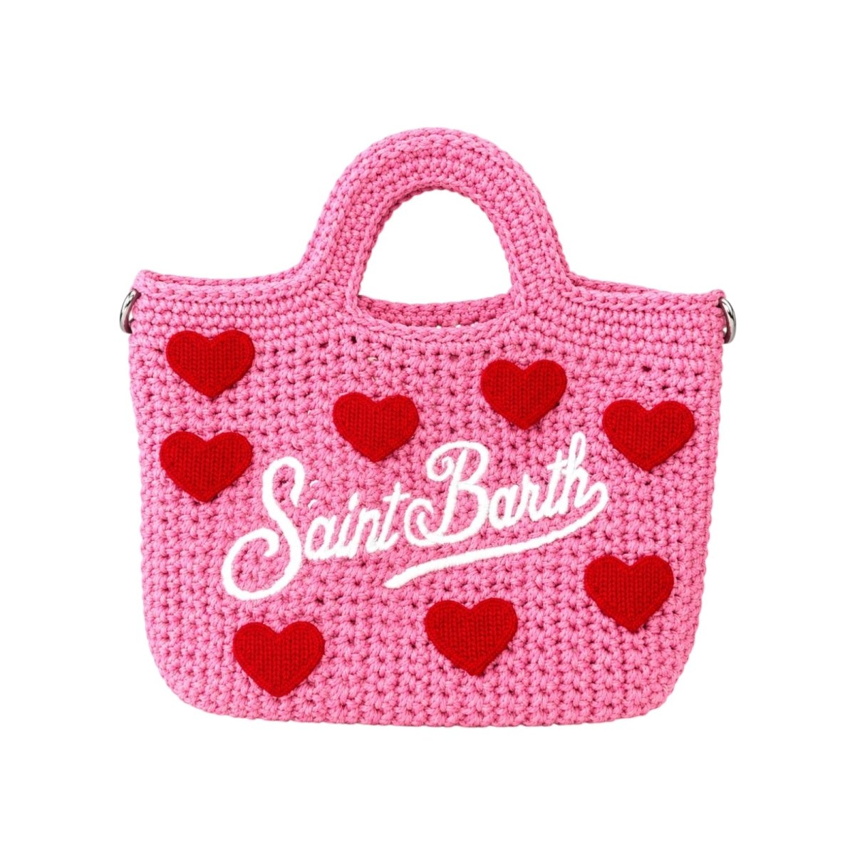 CROCHET HEARTS MINI BAG - MC2 SAINT BARTH KIDS