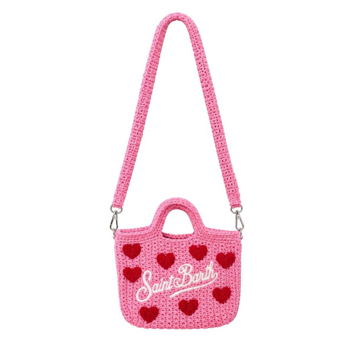 CROCHET HEARTS MINI BAG - MC2 SAINT BARTH KIDS
