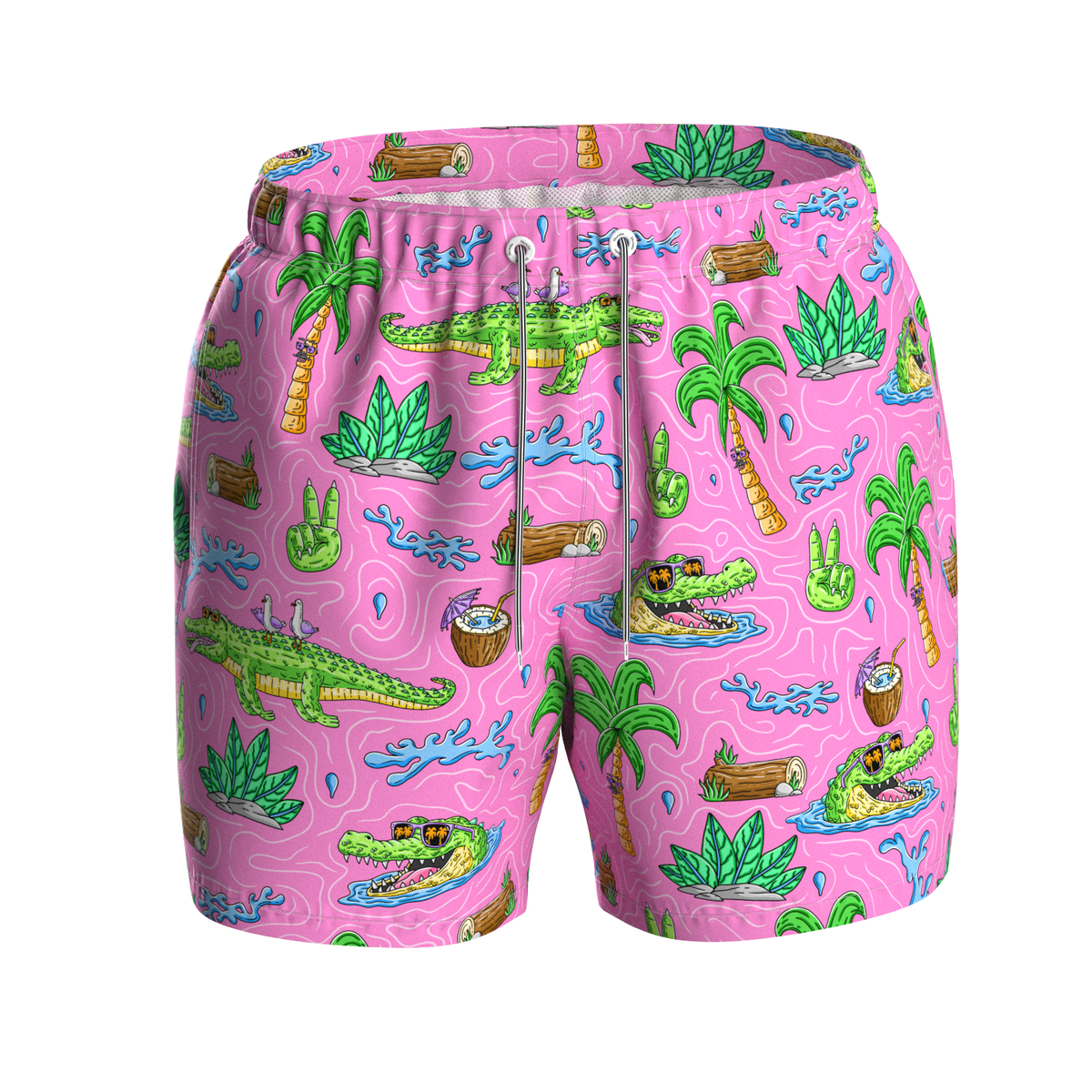 CROCODILE SWIM TRUNKS - BOARDIES