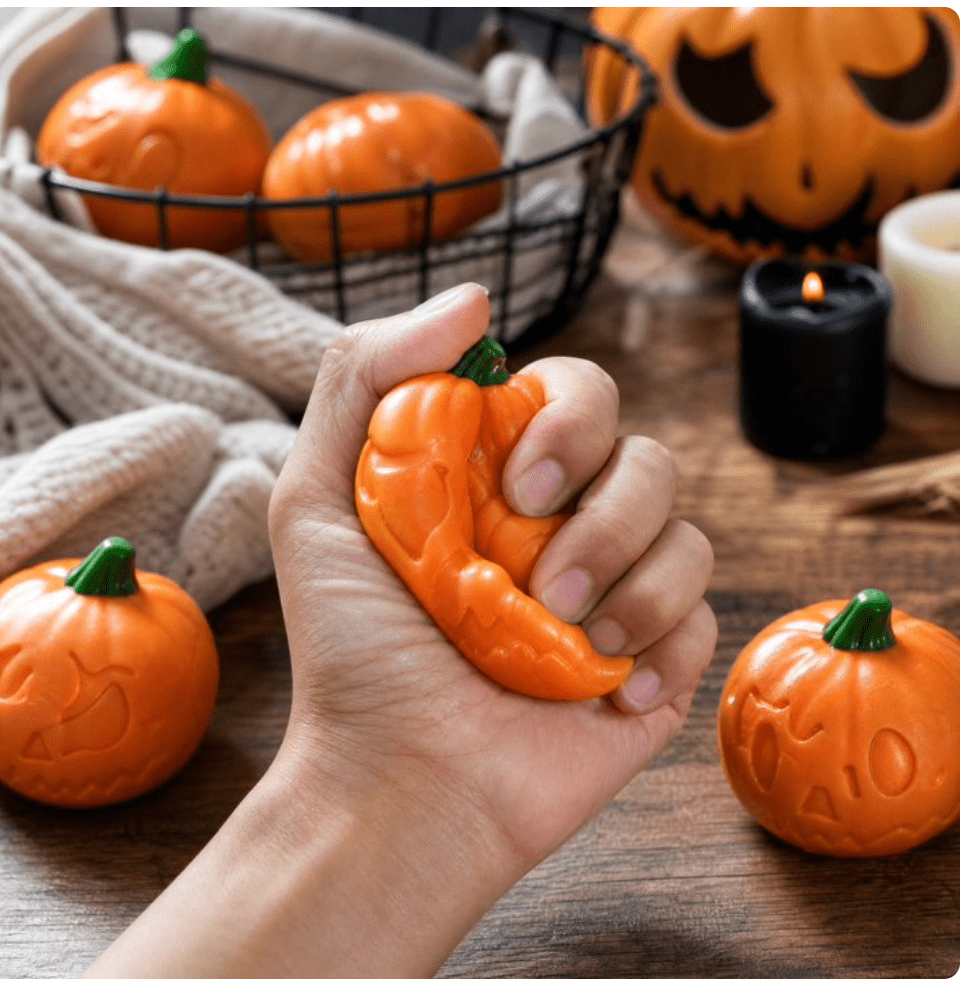 CRUNCHY HALLOWEEN PUMPKIN SQUISHY - MD