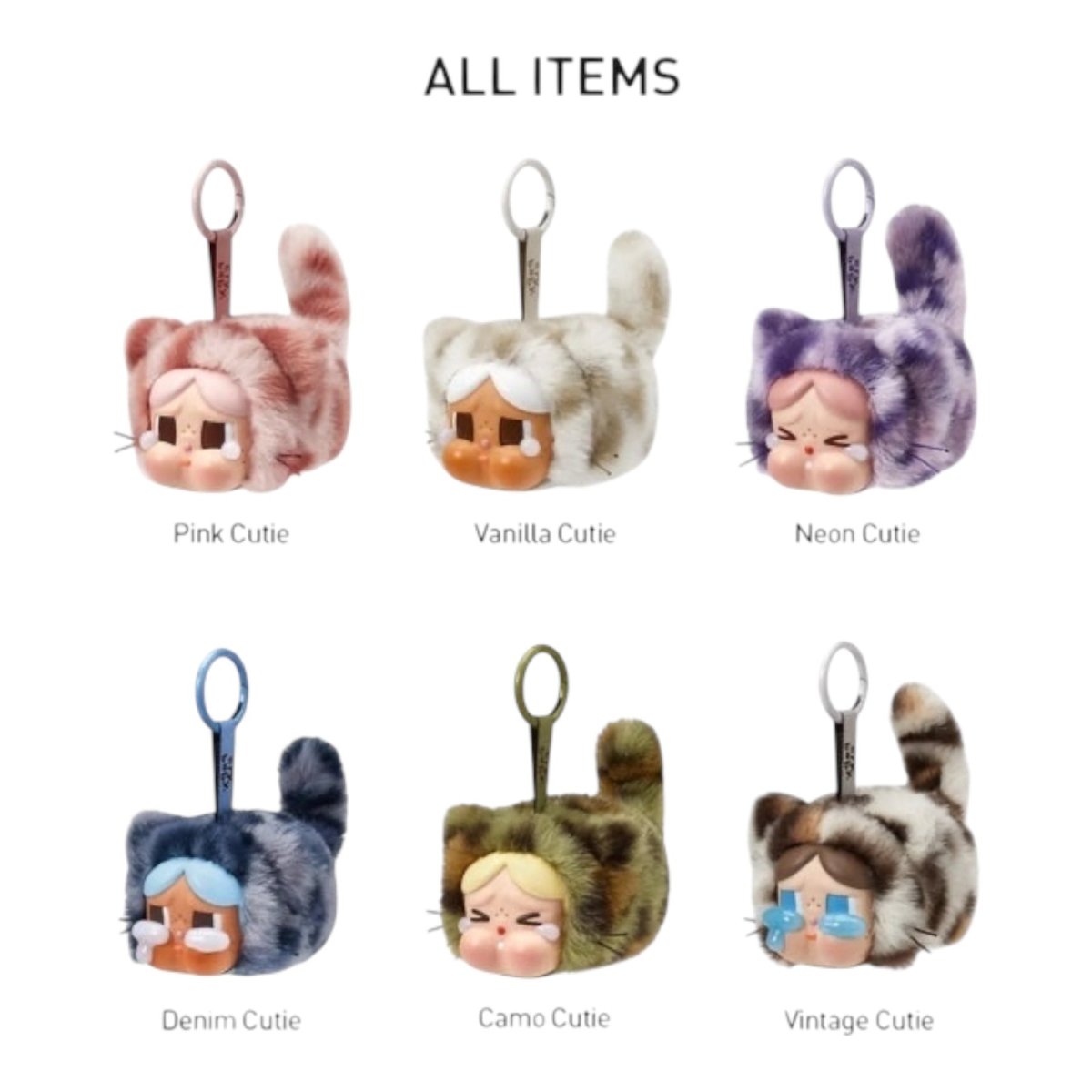 ぬいぐるみ wild but cutie crybaby denim + vanilla Pop Mart Crybaby Wild but Cutie Series Vanilla Cutie Vinyl