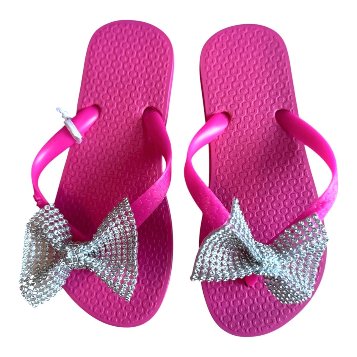 CRYSTAL BOW FLIP FLOP SANDALS (PREORDER) - PLANET SEA