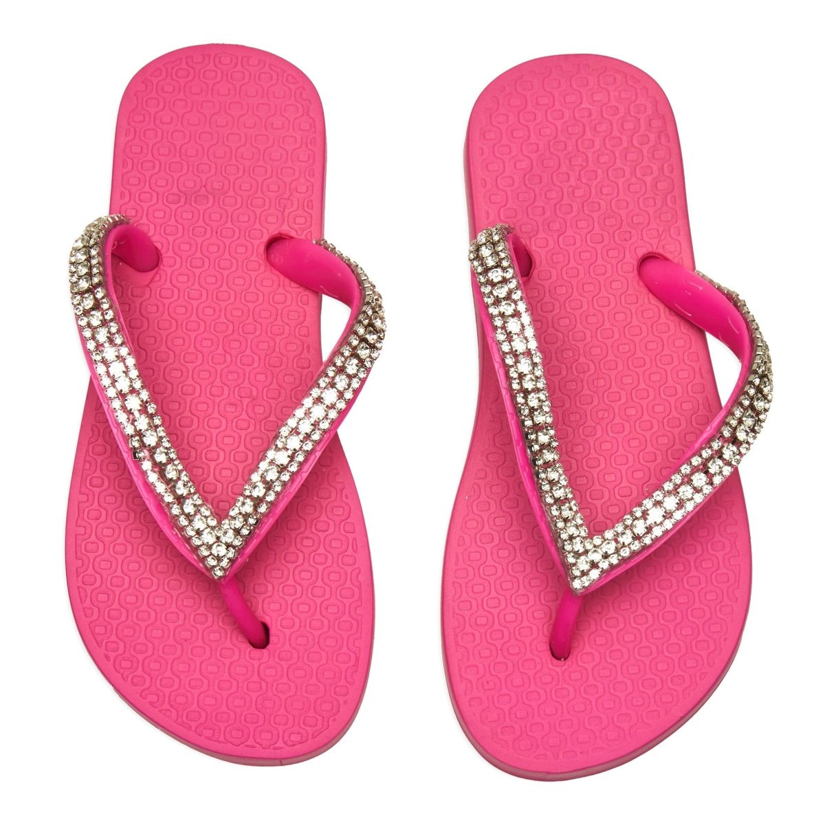 CRYSTAL FLIP FLOP SANDALS - SANDALS