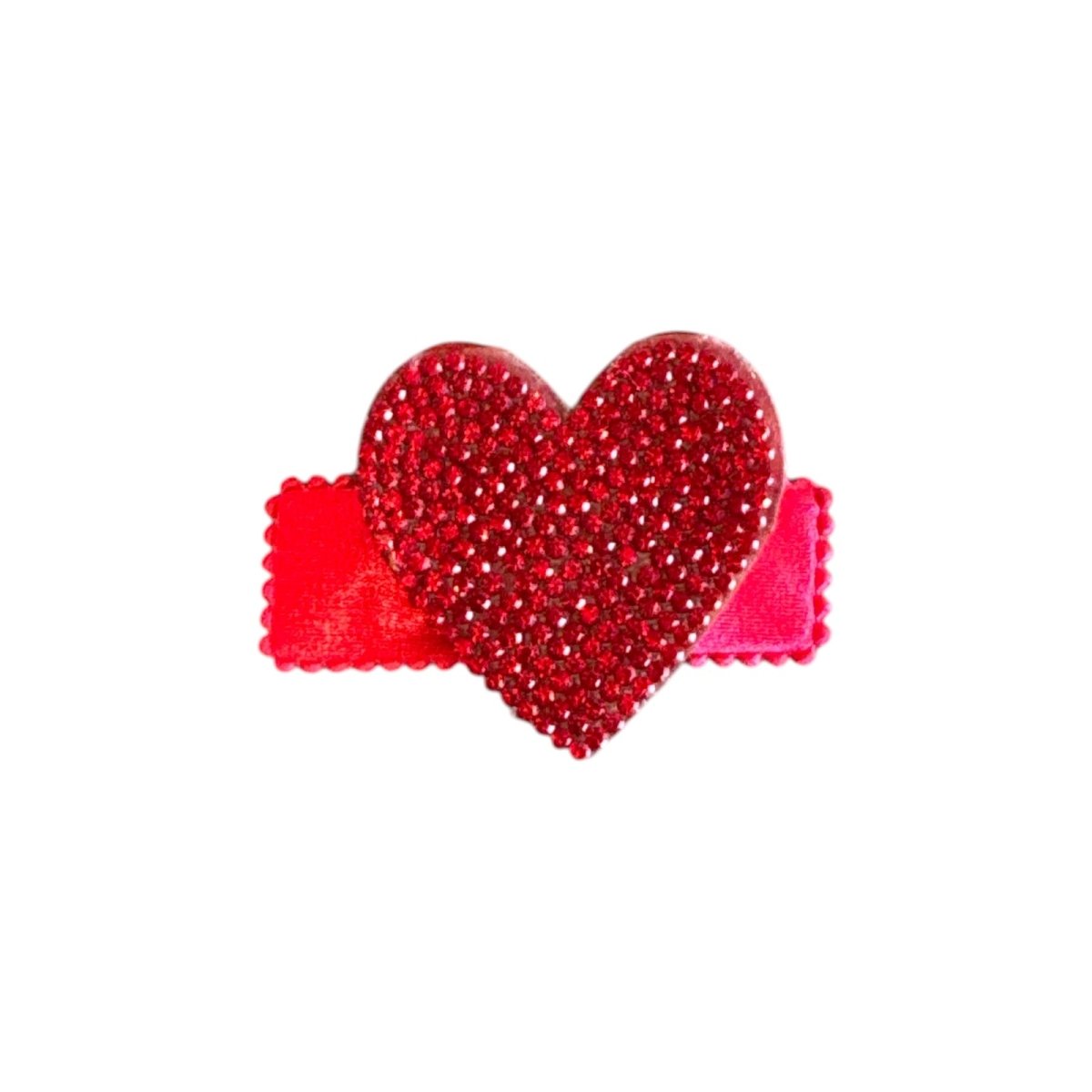 CRYSTAL HEART CLIP - BARI LYNN