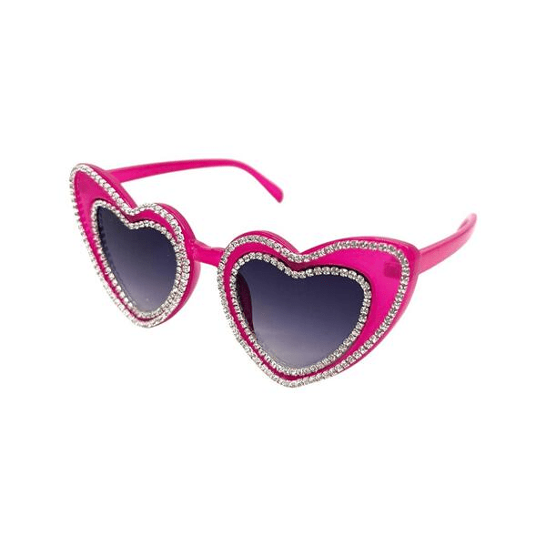 Crystallized Drip Heart Sunglasses main image 1