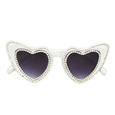 CRYSTAL HEART SUNGLASSES - SUNGLASSES