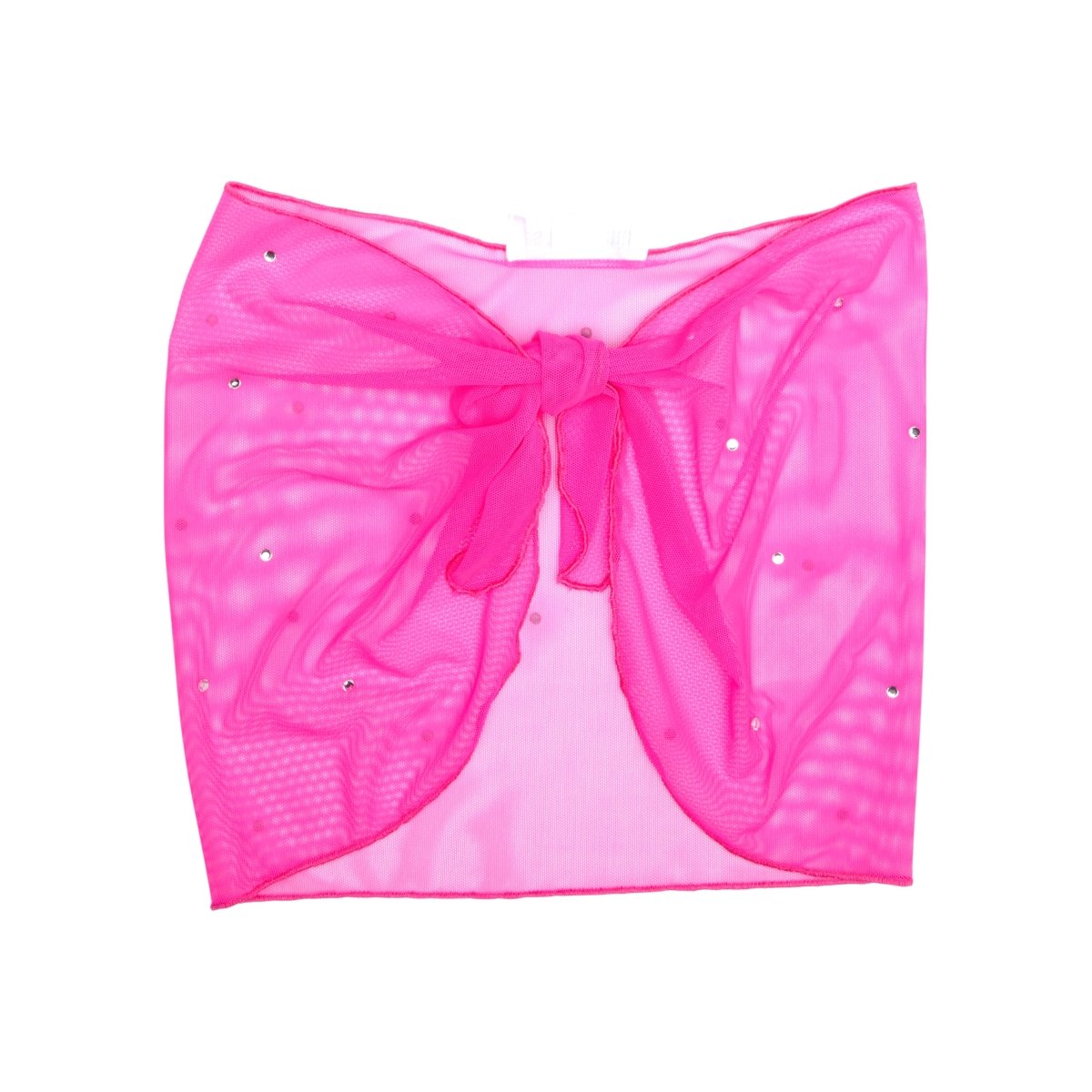 CRYSTAL STONE SHORT SARONG COVER UP - COVER UPS
