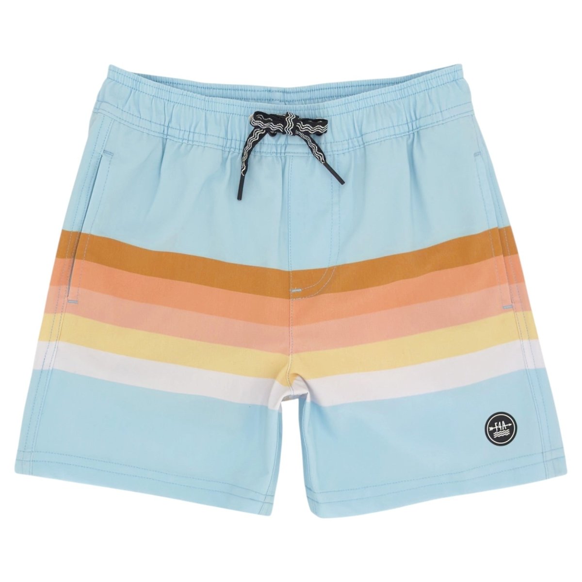 CRYSTAL STRIPE VOLLEY SWIM TRUNKS (PREORDER) - FEATHER 4 ARROW