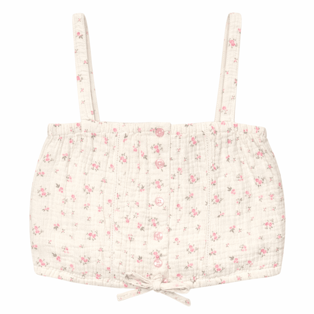 CUTESY ROSE WILLOW GAUZE TOP - KATIE J NYC