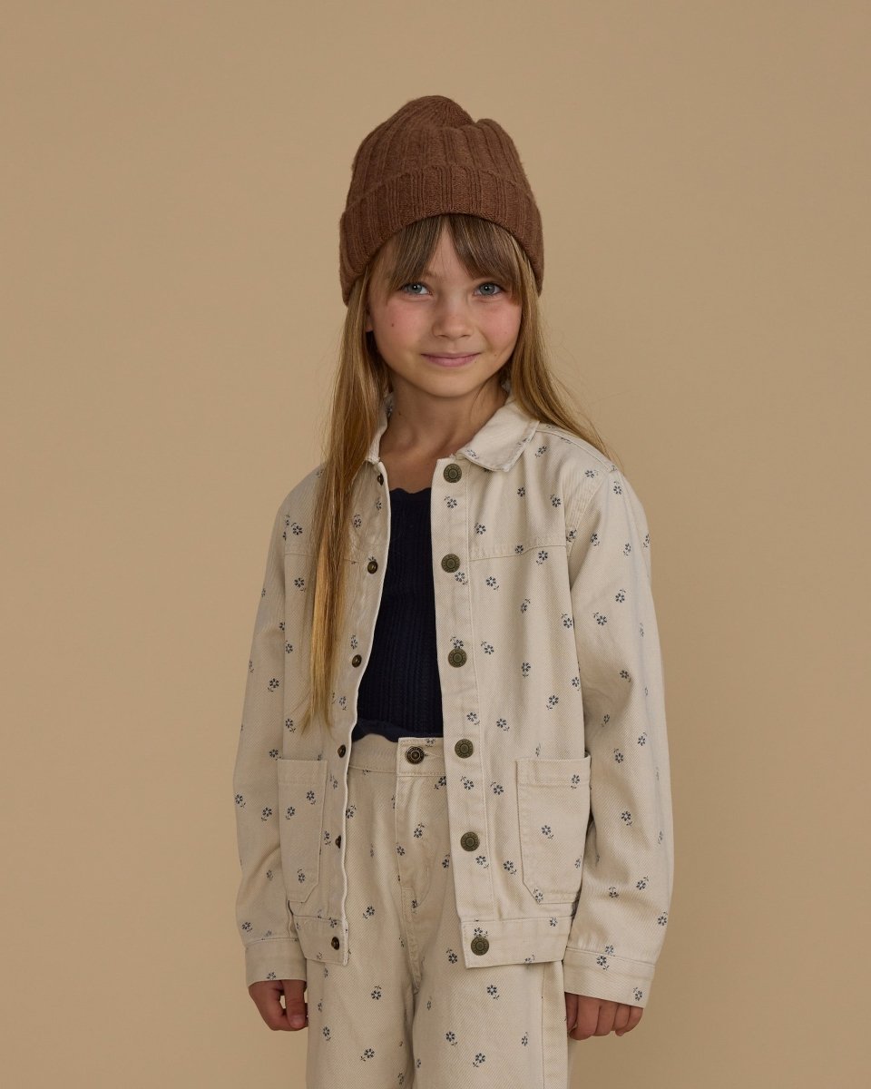 DAISY STRAIGHT DENIM JACKET - JACKETS