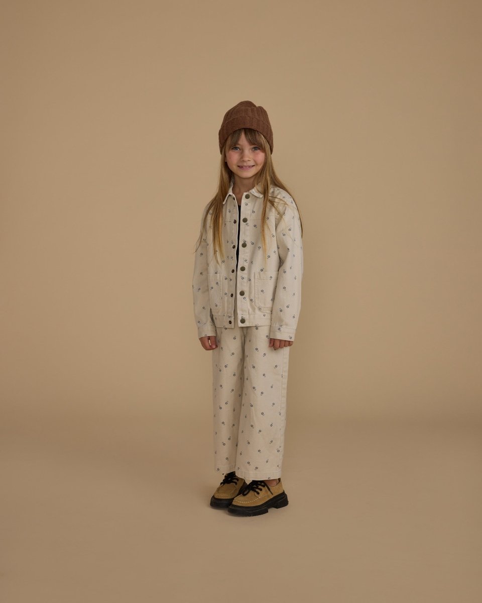 DAISY STRAIGHT DENIM JACKET - JACKETS