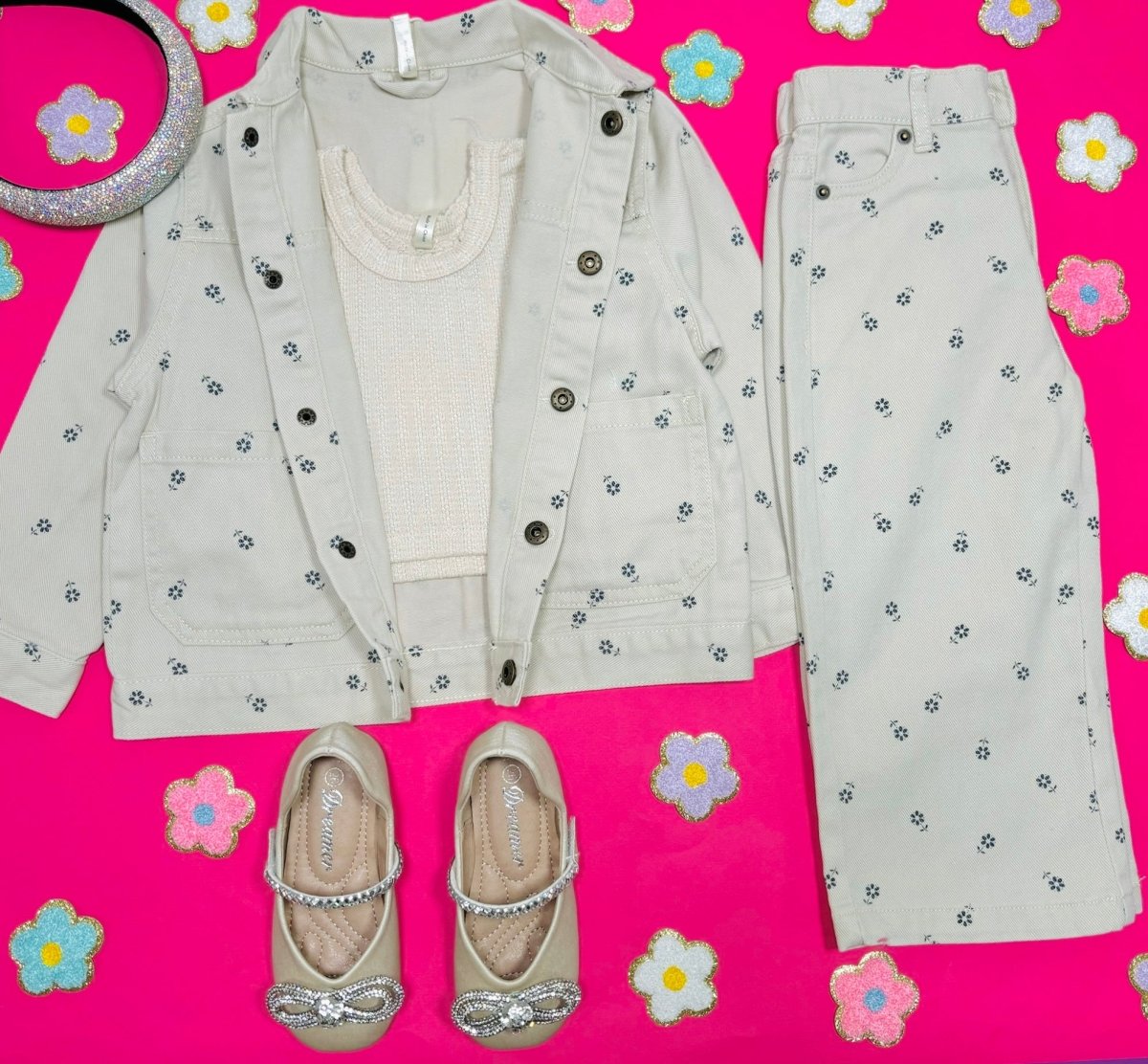 DAISY STRAIGHT DENIM JACKET - JACKETS