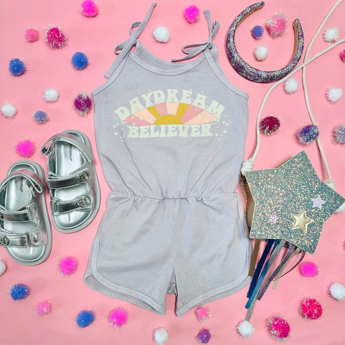 DAYDREAM BELIEVER ROMPER - ROMPERS