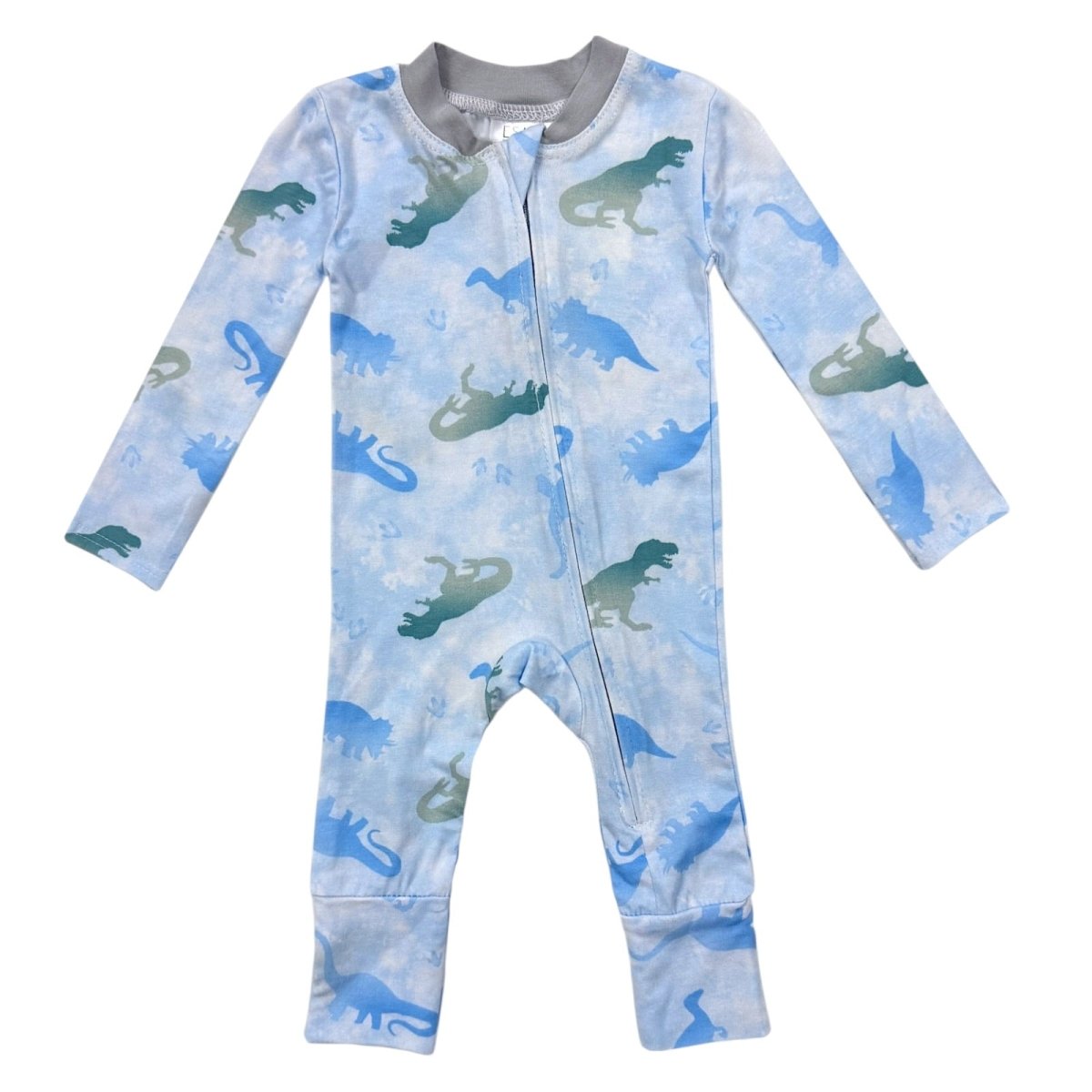 DINO WORLD ZIP FOOTIE - ESME