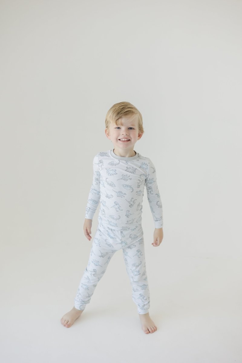 DINOSAUR LONG SLEEVE PJS BOYS - PAJAMAS