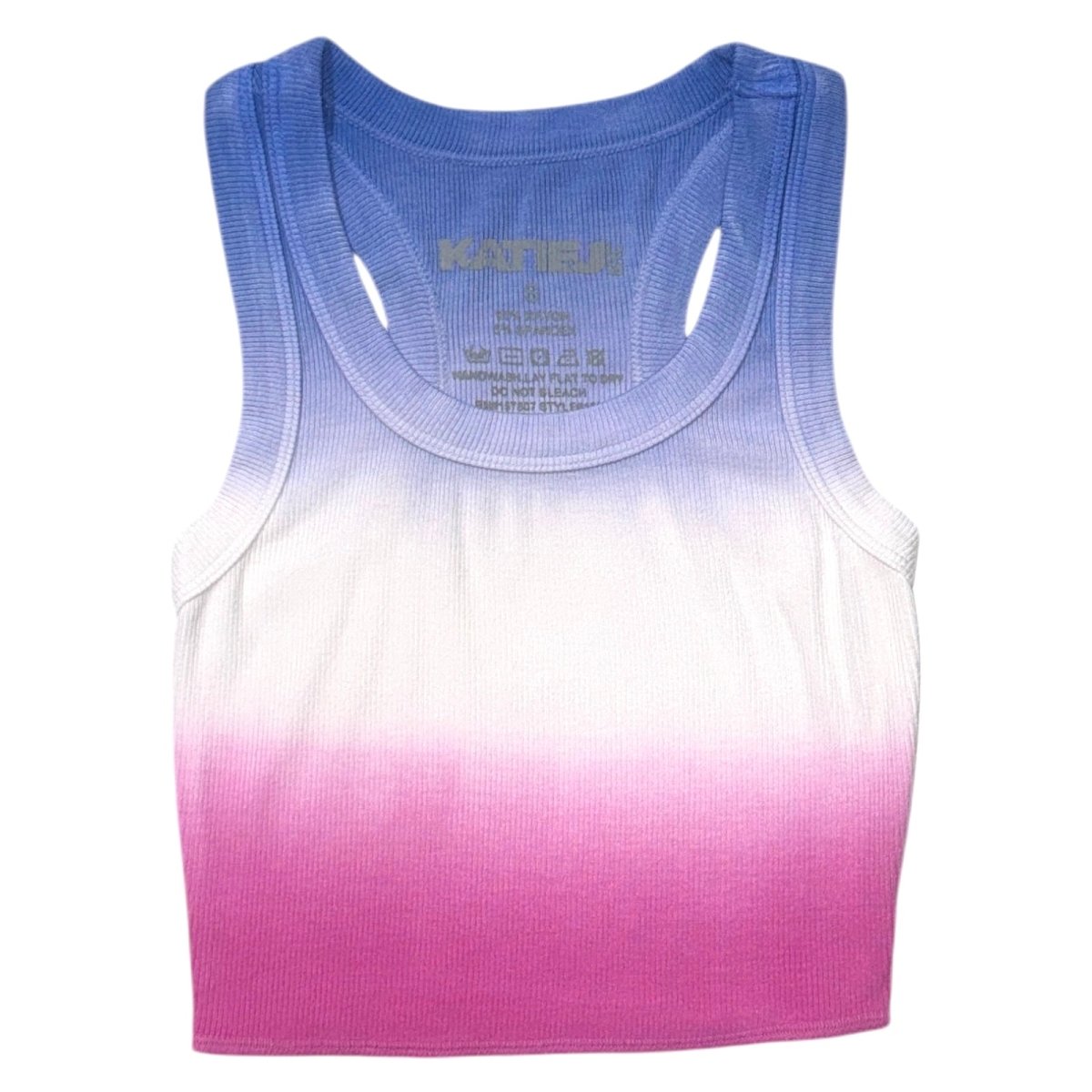 DIP DYE LIVI RIBBED TANK TOP - TANK TOPS