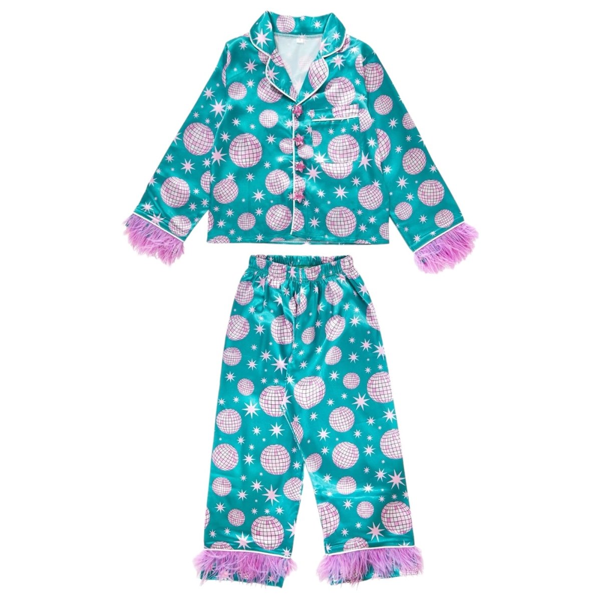 DISCO FEATHER TWO PIECE SETS - SET
