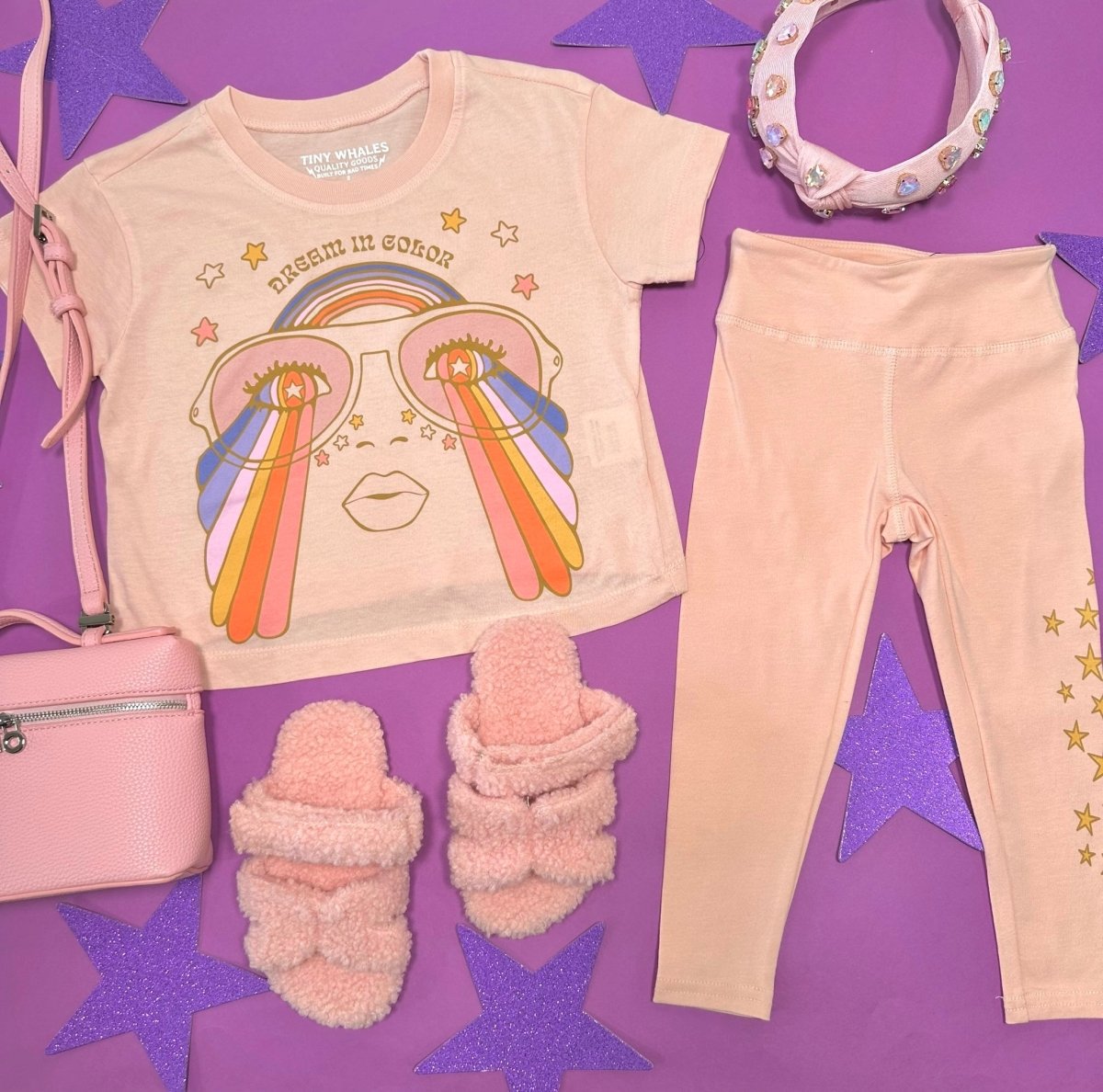DREAM IN COLOR STARS TSHIRT - SHORT SLEEVE TOPS