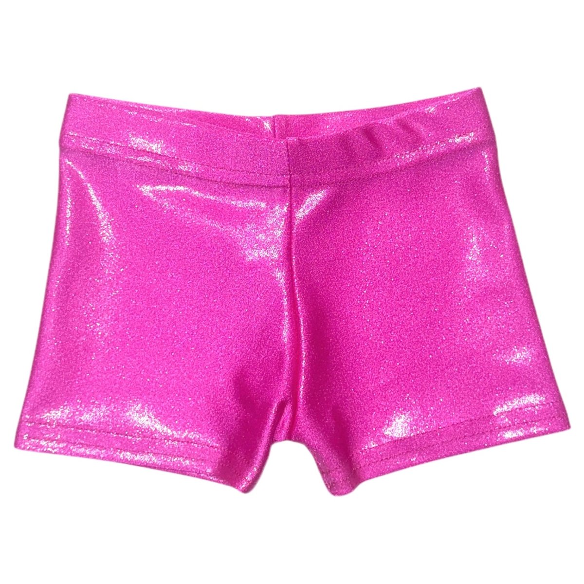 ELECTRIC METALLIC BIKER SHORTS - SHORTS