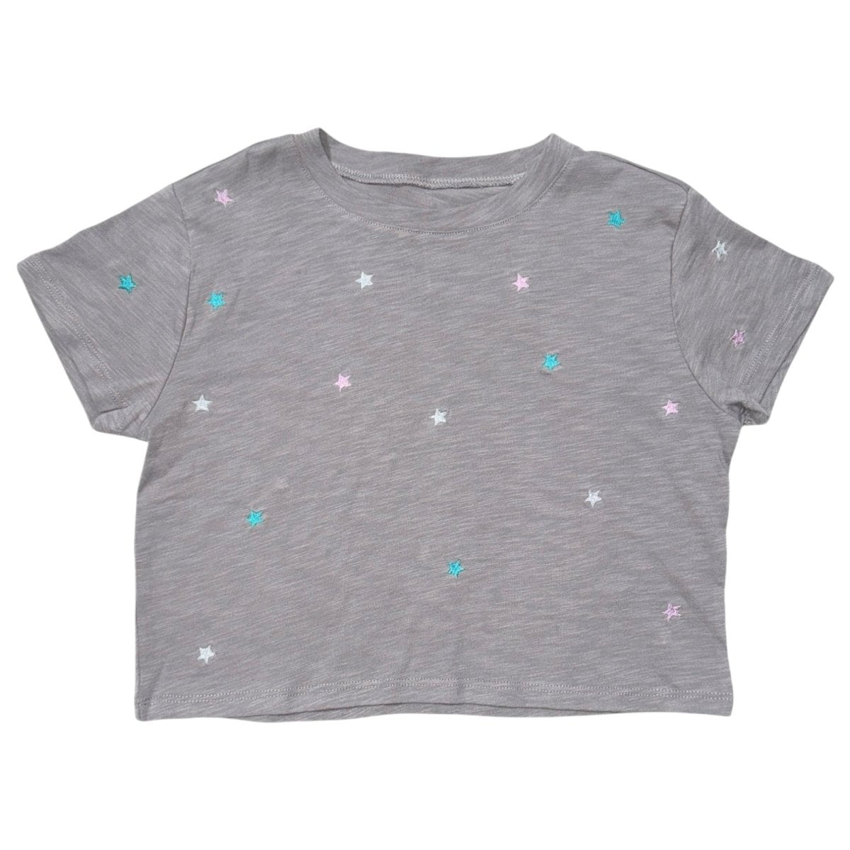 EMBROIDERED STARS FEARLESS TSHIRT - SHORT SLEEVE TOPS