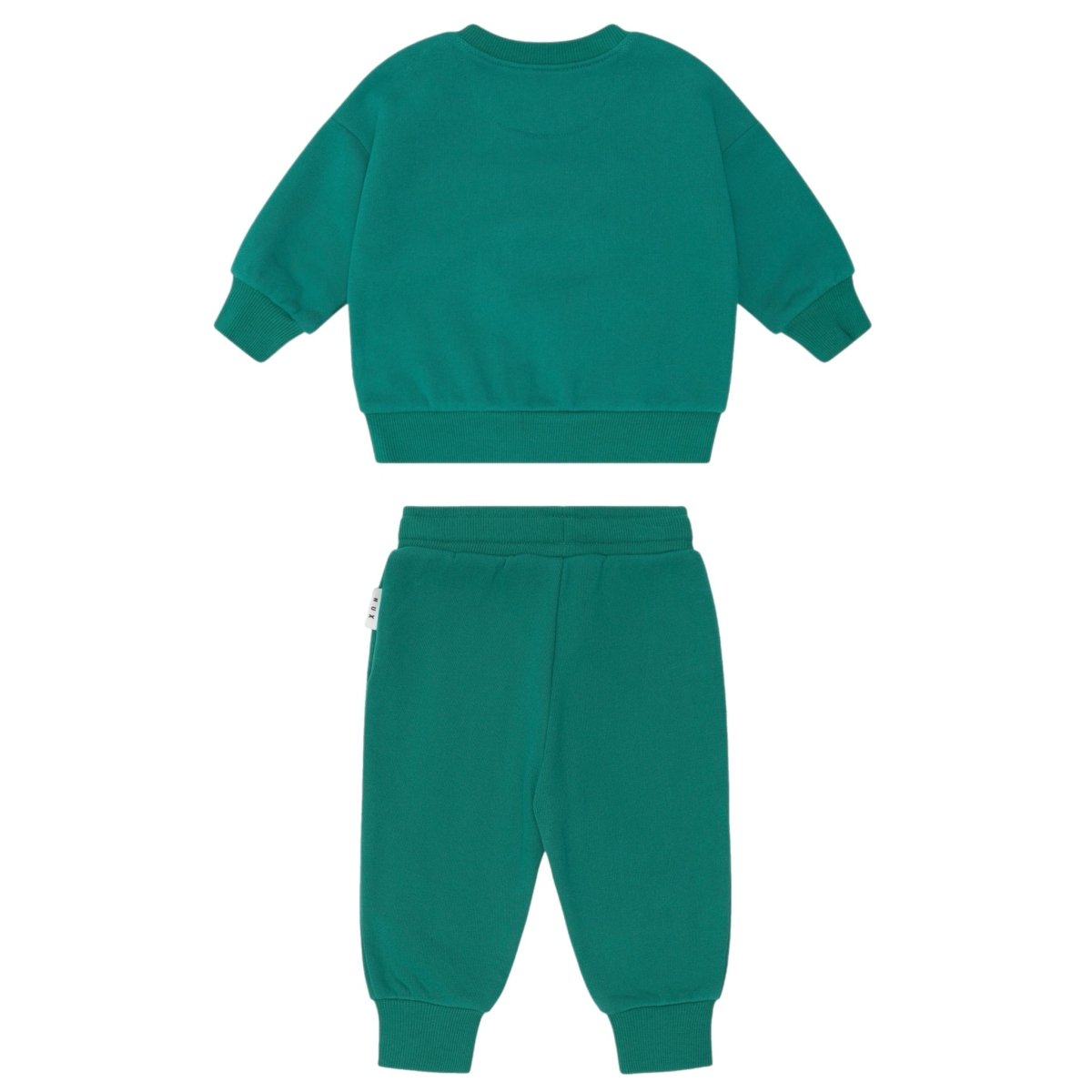 EMERALD FURRY HUXBEAR SWEATSHIRT AND SWEATPANTS SET - HUXBABY