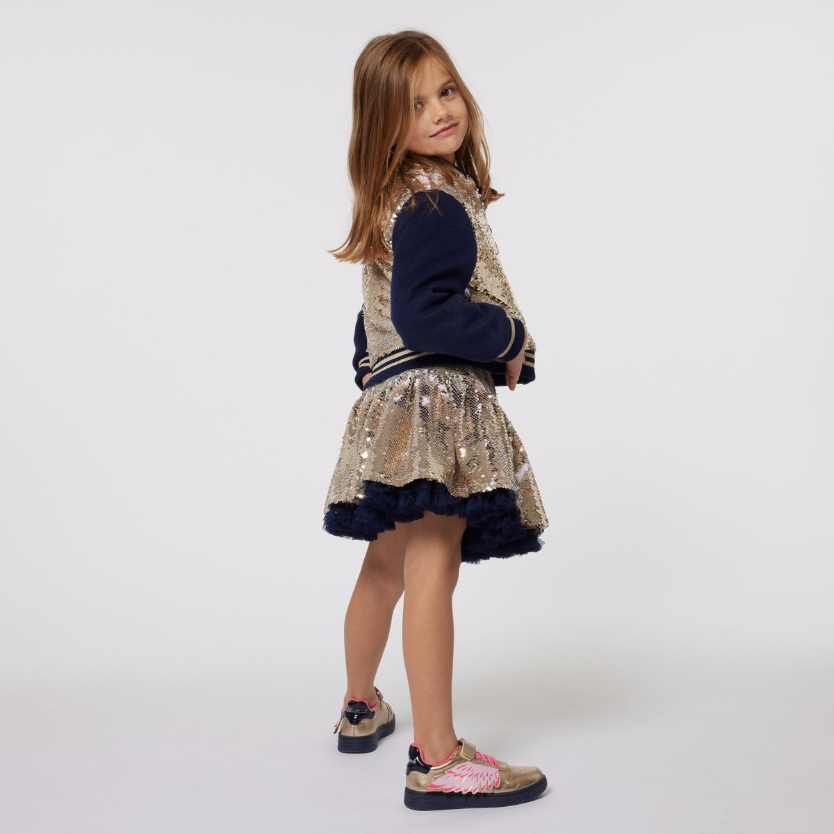 FLIP SEQUIN SKIRT - SKIRTS