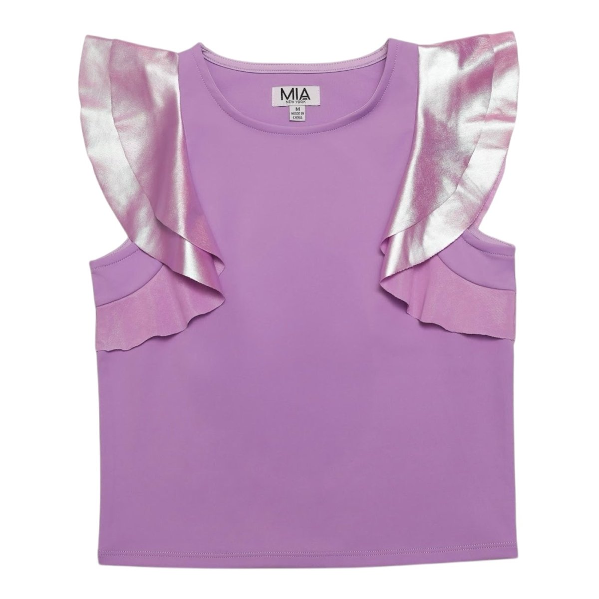 FLUTTER SLEEVE TOP - TANK TOPS