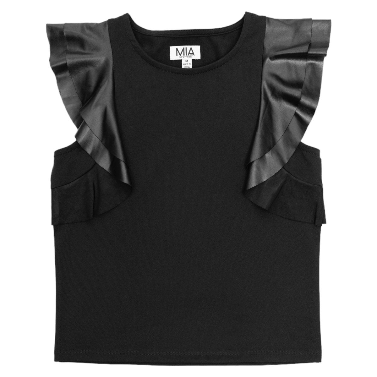 FLUTTER SLEEVE TOP - TANK TOPS
