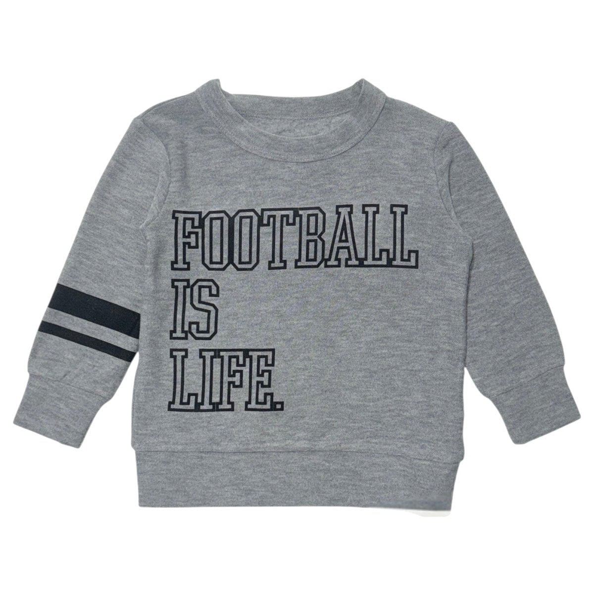 FOOTBALL IS LIFE COZY KNIT SWEATSHIRT - CHASER KIDS