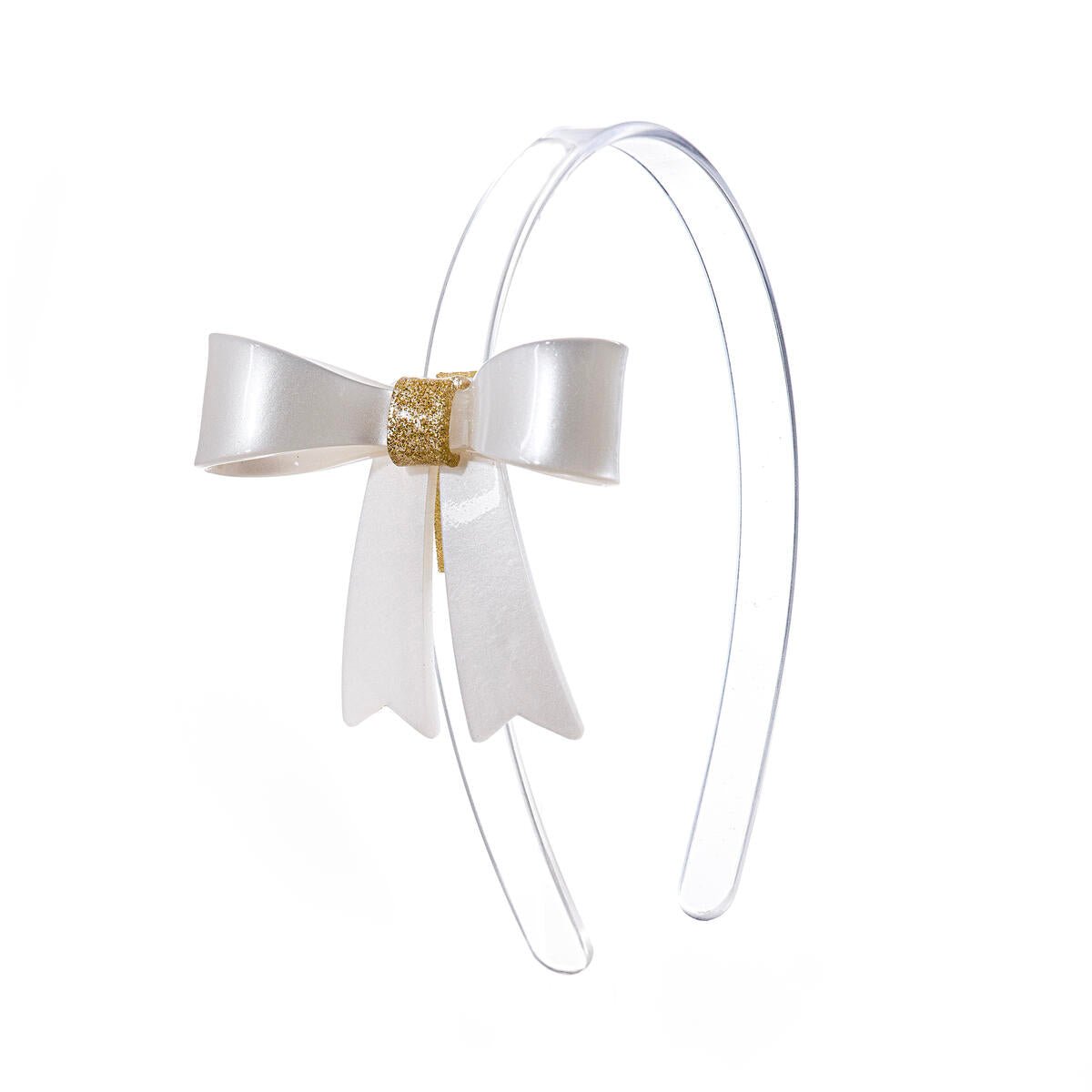FRENCH BOW PEARLIZED HEADBAND (PREORDER) - LILIES & ROSES