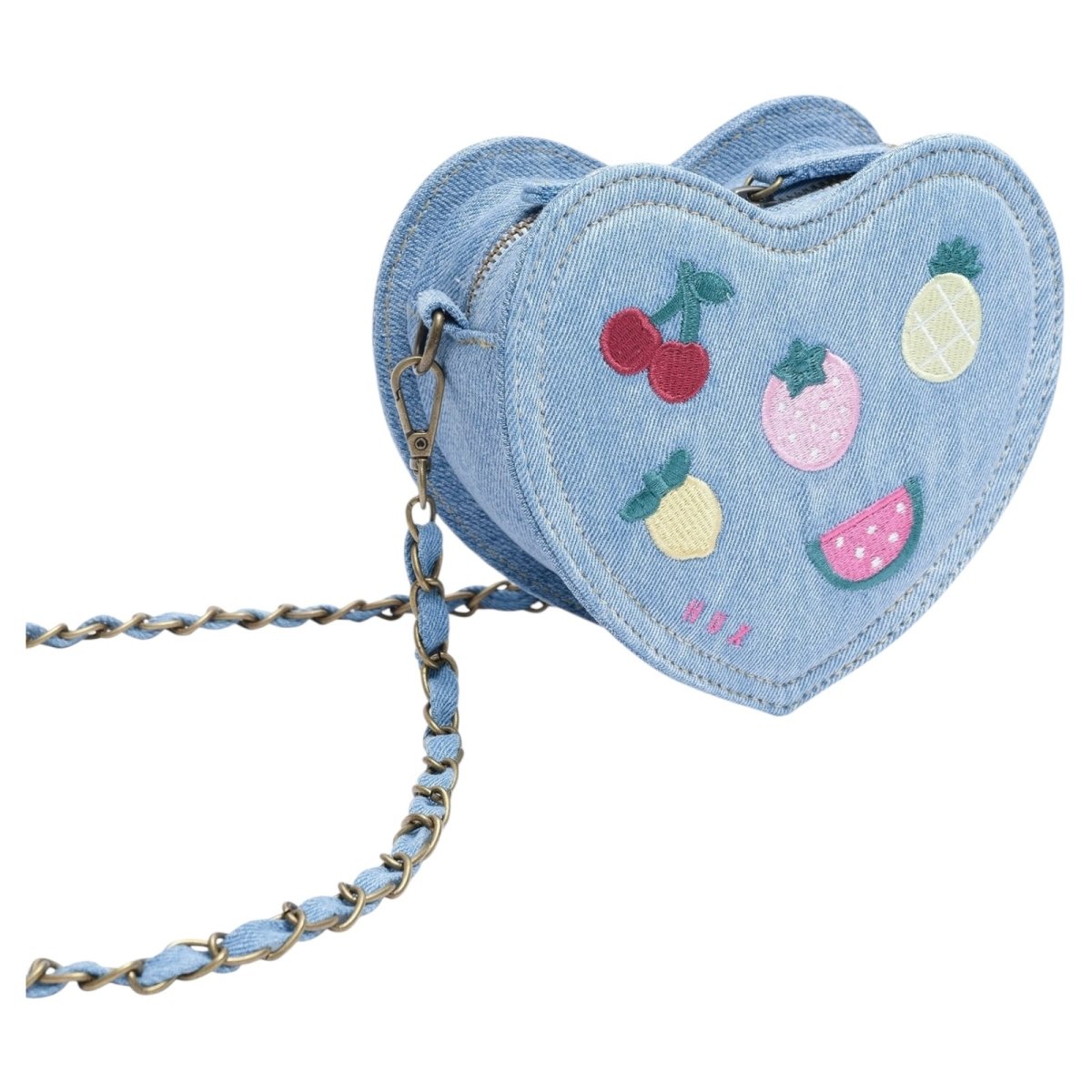 FRUIT DENIM SHOULDER BAG - PURSES