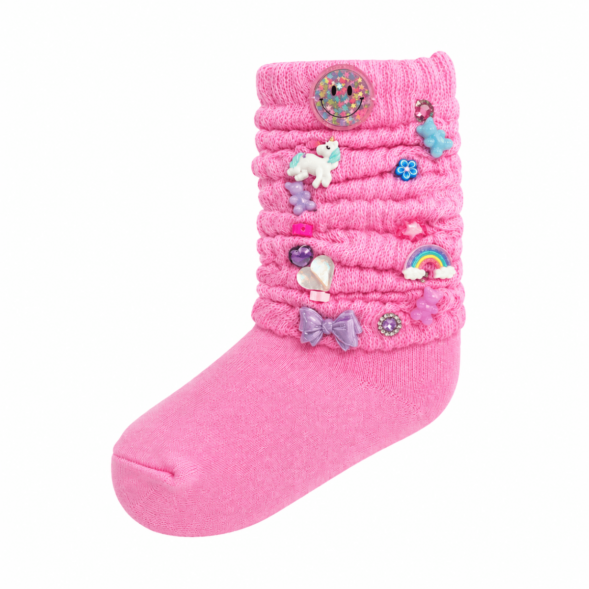 FUN CHARMS CRYSTALLIZED SCRUNCHY SOCKS (PREORDER) - BARI LYNN